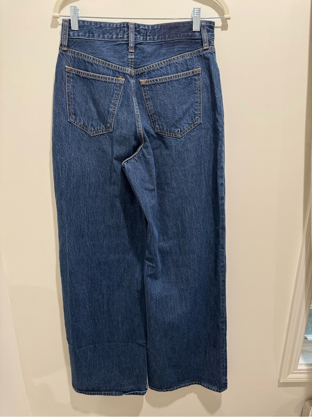 Abercrombie & Fitch The Wide Leg High Rise Curve Love Jeans NWT Size 26 Long - Picture 10 of 13